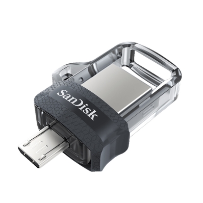 Pen Drive Sandisk Ultra Dual Drive M3.0 64GB USB 3.0/Micro USB - SDDD3-064G-G46