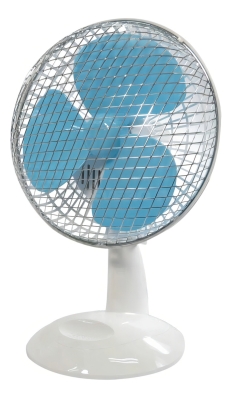 Ventilador De Mesa E Parede Personal Fan 20w Fame 18cm Branco E Azul