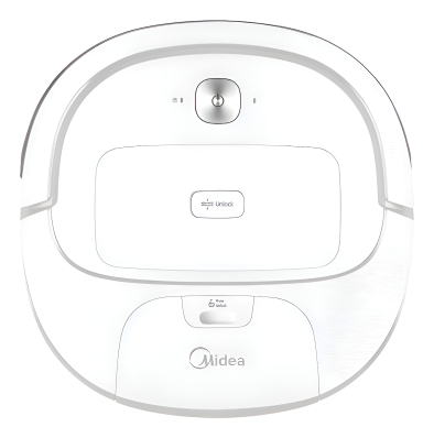 Aspirador Robô Smartmop 2000 Passa Pano Branco Midea Cor Branco