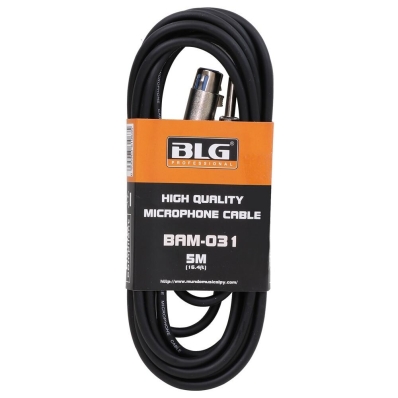 Cabo para Microfone XLR A P10 BLG BAN-031 - 5M