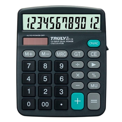 Calculadora Truly 837 12 Digitos Media