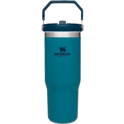 Garrafa Termica Stanley Tumbler Flip com Pico e Alca - Azul 887ML