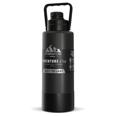 Garrafa de Agua Hydrapeak Adventure 2L - Preta 1043215