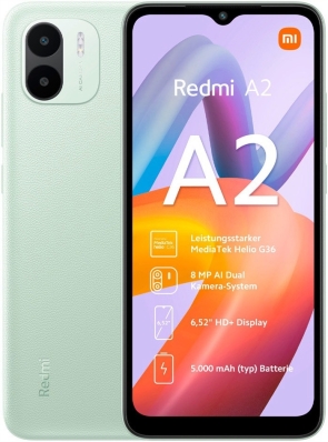 Smartphone Xiaomi Redmi A2 Lte Dual Sim 6.52" 2GB/32GB Green (Global)