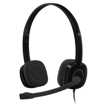 Fone de Ouvido Logitech H151 Estereo Headset Wind/Ios/Andr Preto