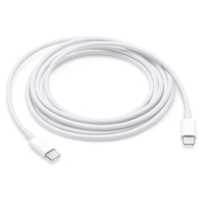 Cabo Apple USB-C MLL82ZM/A para Macbook / 2 Metros - Branco (Original)