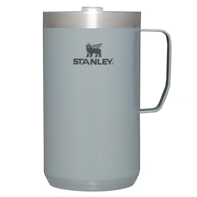 Caneca Termica Stanley Stay Hot Camp Mug de 709 ML - Hammertone Silver