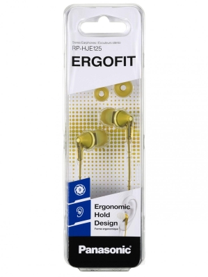 Fone Panasonic Ergofit RP-HJE125PPY Yellow