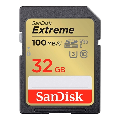Cartao de Memoria Sandisk Extreme SDHC 32GB Classe 10 100MB/s - SDSDXVT-032G-Gncin