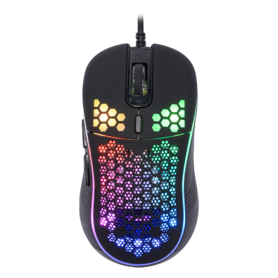Mouse Gamer Satellite A-GM08 RGB / 6400 Dpi - Preto