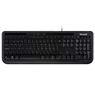 Teclado Microsoft 600 ANB-00005 ABNT PT USB Preto