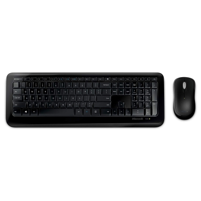Teclado com Mouse Microsoft 850 Wireless Ingles Preto - PY9-00001