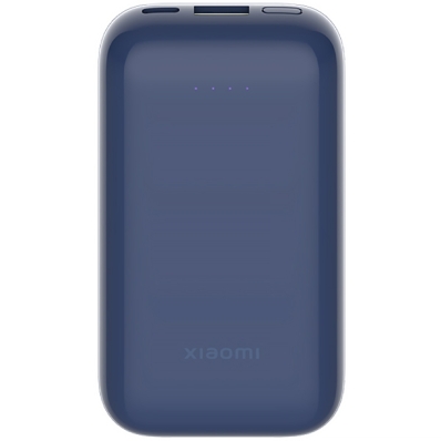 Carregador Portatil Xiaomi 33W Power Bank Pocket Edition Pro PB1030ZM 10.000 Mah Saidas USB e USB-C - Midnight Blue