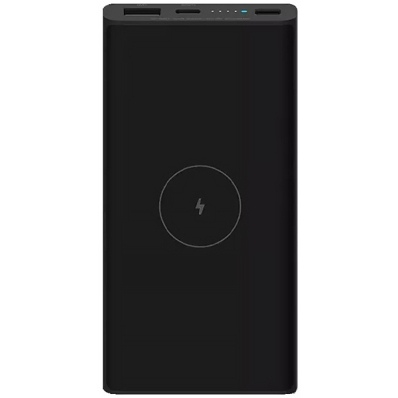 Carregador Wireless Xiaomi 10W Power Bank 10000 WPB15PDZM para Smartphones - Preto