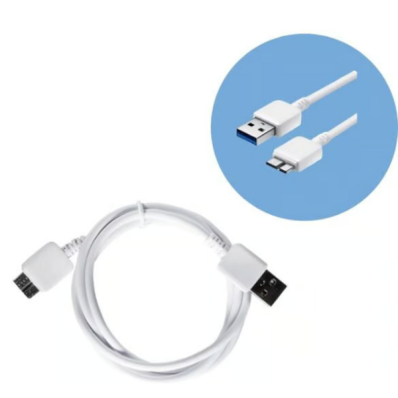 Cabo USB p/ HD Externo 3.0 Branco