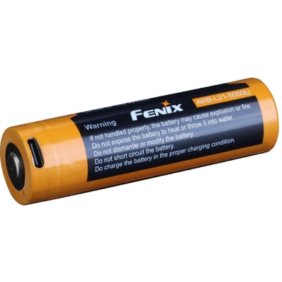 Bateria Recarregavel Fenix ARB-L21-5000U 21700 5000MAH 3.6V USB-C
