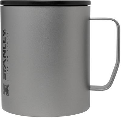 Caneca Termica Stanley Titanium Camp Mug 10-09570-001 (350ML) Cinza