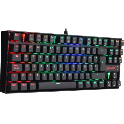 Teclado Gamer Redragon Kumara K552 RGB USB - Preto (Portugues) (Outemu Red)