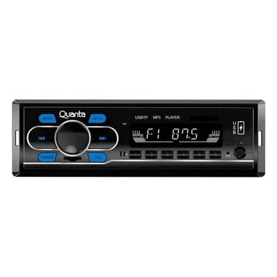 Toca Radio Quanta QTRRA73 Aux/SD/USB Preto