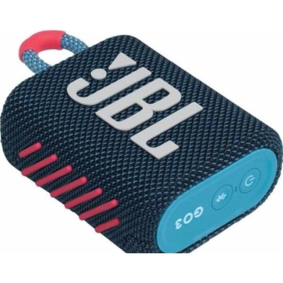 Caixa de Som JBL GO3 BT Ocean Blue/Pink