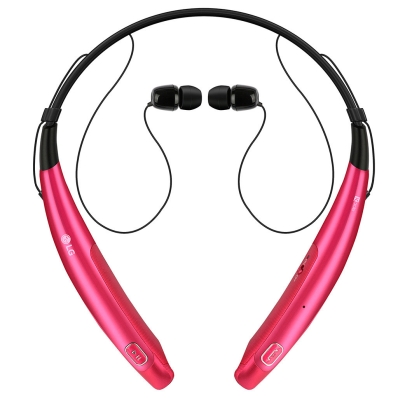 Fone de ouvido LG Tone Pro Wireless com MicroFone de ouvido HBS-770.Agsapk Rosa