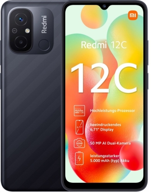 Smartphone Xiaomi Redmi 12C Dual Sim 6.7" 4GB/128GB Gray
