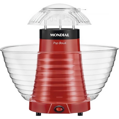 Pipoqueira Eletrica Mondial Pop Bowl PP-05 220V - Vermelho