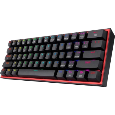 Teclado Gamer Sem Fio Redragon Fizz Pro K616-RGB USB - Preto (Ingles)