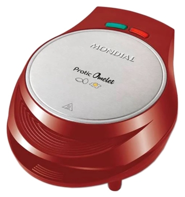 Omeleteira Eletrica Mondial OM-03 Practic Omelet - Red 220V