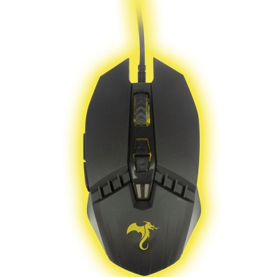 Mouse Gamer Kolke Dragon KGM-350 LED USB - Preto