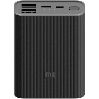 Carregador Portatil Xiaomi Mi Power Bank 3 Ultra Compact 10.000 Mah USB-A/USB-C - Preto 28965 BHR4412GL PB1022ZM
