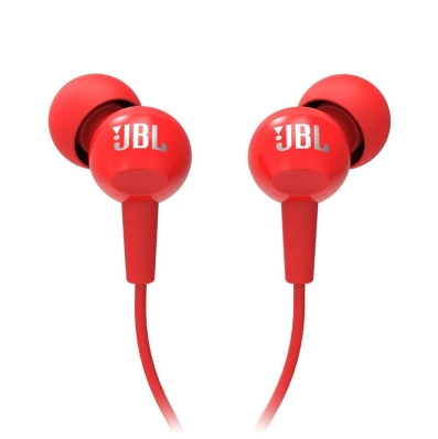Fone de Ouvido JBL C100SI 3.5MM - Vermelho
