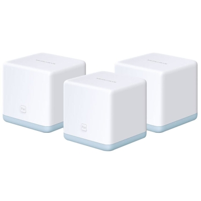 Roteador Wireless Mercusys Halo S12 AC1200 - 867MBPS (3 Pecas)