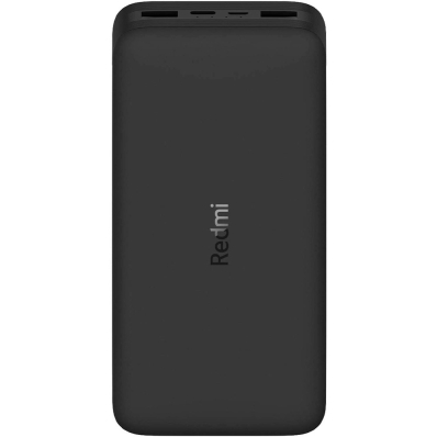 Carregador Portatil Xiaomi Redmi 20.000 Mah 2 USB - Preto 26922 VXN4304GL PB200LZM
