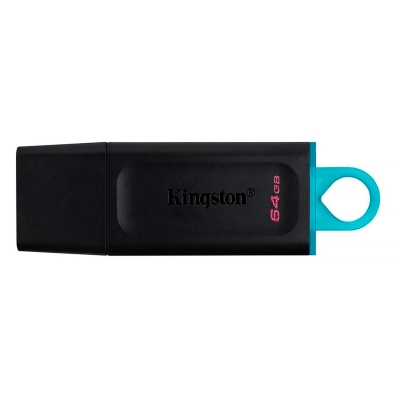 Pendrive Kingston 64GB Datatraveler Exodia / USB 3.0 - Preto (DTX/64)