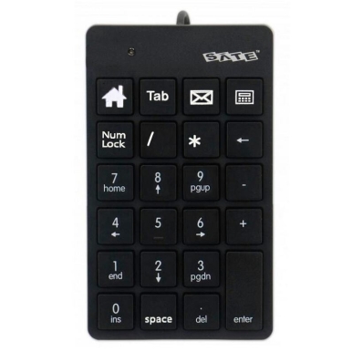 Teclado Numerico Satellite AK-182 USB Preto