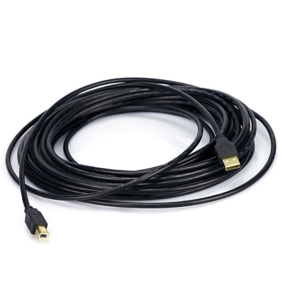 Cabo USB p/ Impresora 10M 2.0 Negro