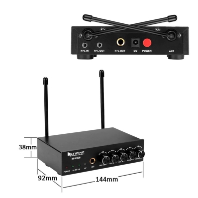Microfone Fifine K036 Dual Sem Fio