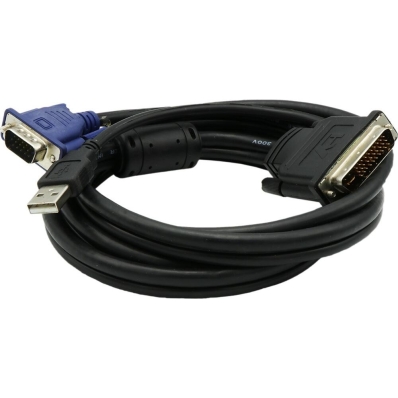 Cabo Adaptador VGA para USB2.0/DVI 30 Pinos (1.7 Metros)
