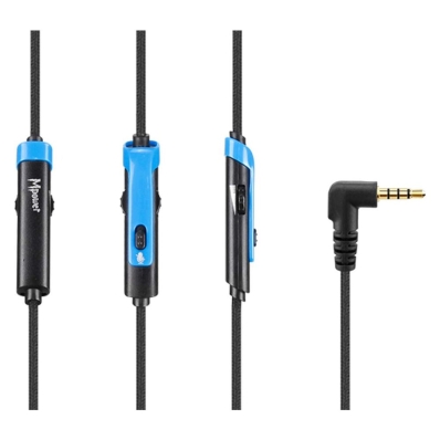 Fone de Ouvido Gamer Sades Mpower SA-723 - Preto/Azul