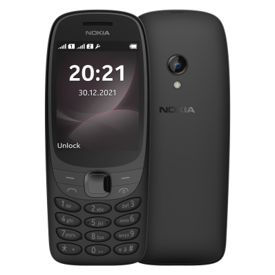 Celular Nokia 6310 4G 32GB / Dual Sim / Tela 2.8" / Camera 0.3 MP - Preto