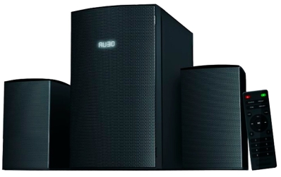 Caixa de Som de Som Satellite AS-9959 USB/ FM/ SD/ BT/ Aux - Preto