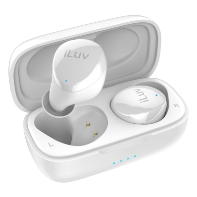 Fone de ouvido Iluv Bubble Gum True Wireless BT5.0 Earphone IPX6 Branco - Bbgtwsairwh