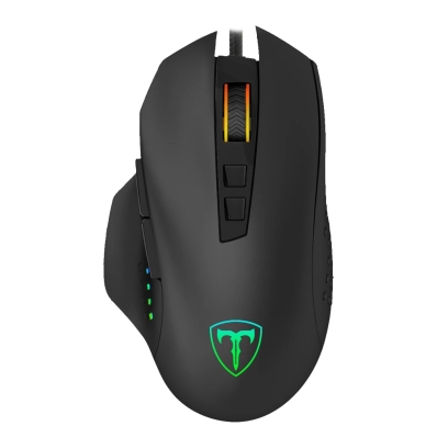 Mouse Gamer T-Dagger T-TGM203 Warrant Officer Gaming RGB - Preto