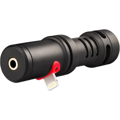 Microfone Rode Videomic Me-L - Preto/Vermelho