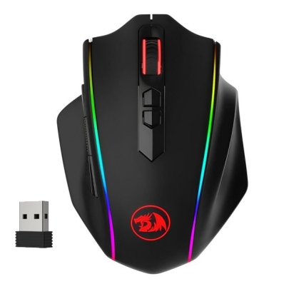 Mouse Gaming Sem Fio Redragon Vampire Elite M686RGB USB Ate 16.000 Dpi com Backlight RGB - Preto