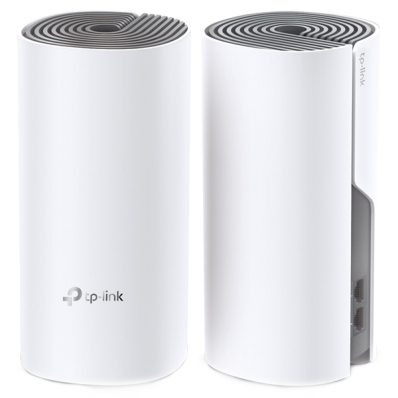 Roteador TP-Link Deco E4 AC1200 (2-Pack) 300 MBPS Em 2.4GHZ + 867 MBPS Em 5GHZ - Branco