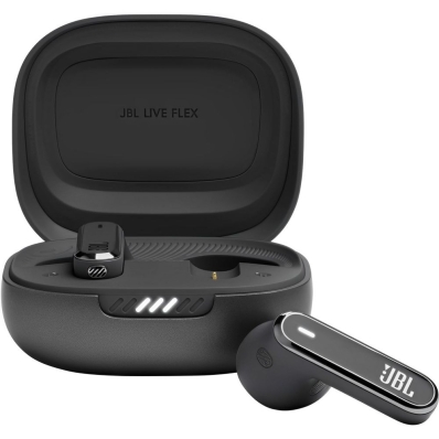 Fone de ouvido JBL Live Flex Bluetooth - Preto