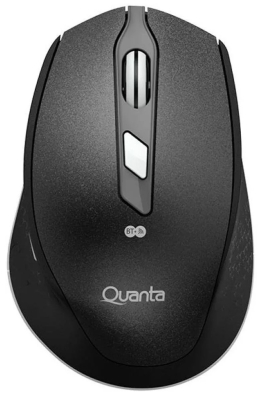 Mouse Quanta Wireless QTMSBT50 1600DPI USB - Preto