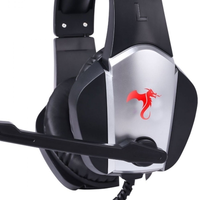 Fone de Ouvido Gamer Kolke Zeus KGA-480 - Preto/Prata